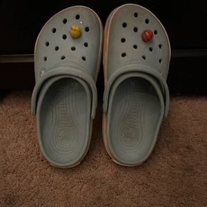 definitely have been worn but a good clean would fix it.